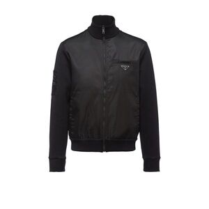 Fleece jacket with Re-Nylon details L